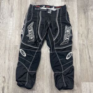 Wrex BMX Pants Riding Gear Size 36‎ Black White Grey Made In Canada MX Advanced